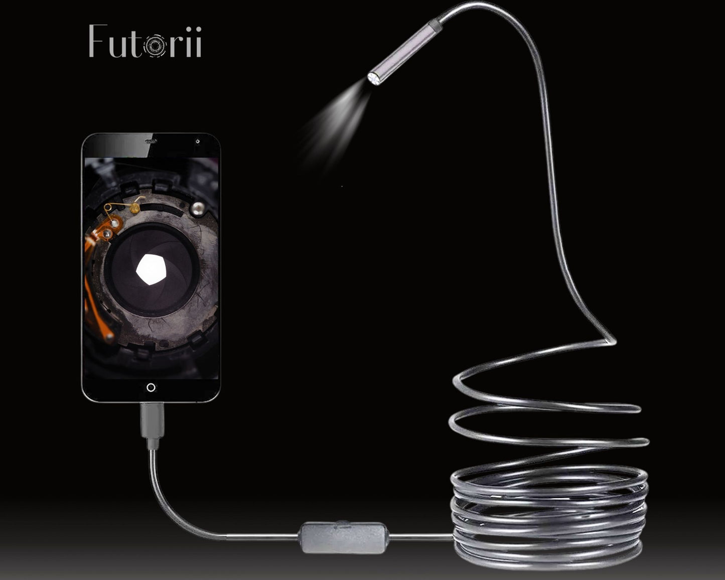 Illuminated Endoscope Camera