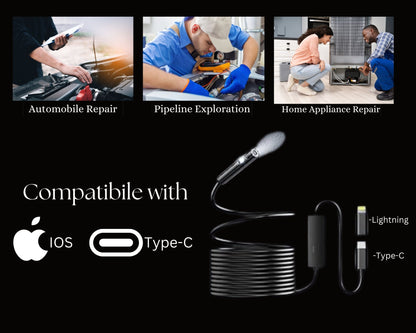 Illuminated Endoscope Camera